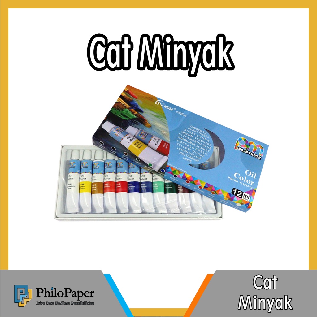 

ATK ~ Cat Minyak 12 Warna