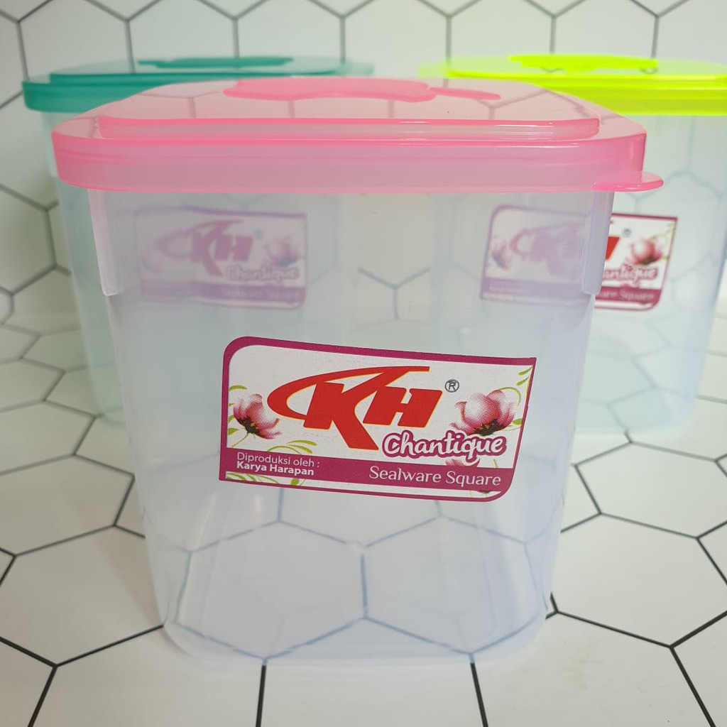 [ KH ] Chantique Square Sealware / Toples Murah / Toples Kotak / Sealware Plastik