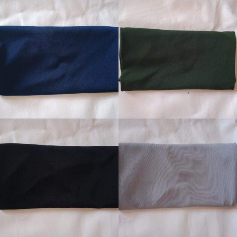 kerudung sport instan no pet JERSEY | jilbab sport | hijab instant olahraga volly basket renang jogging yoga dll-Glosi min.12buah