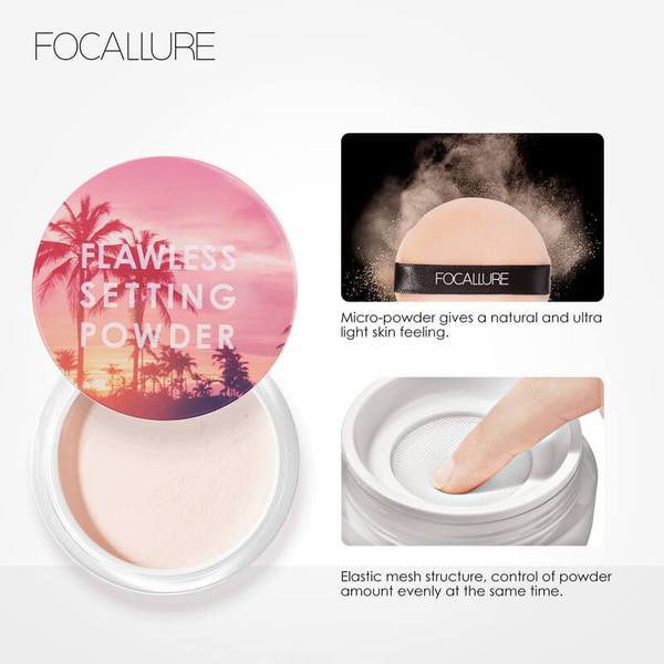 Focallure Flawless Setting Powder Focallure Loose Powder Focallure Bedak Tabur Focallure Bedak Focallure Focallur Fucallure Focalure Foccalure