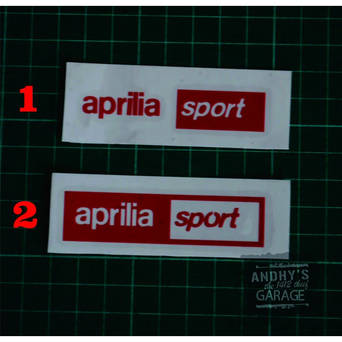 

Sticker / Stiker Aprilia Sport