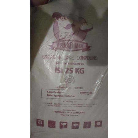 

Susu Bubuk/Tepung susu merk Bread mix repack 1kg