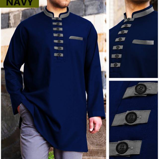 BAJU KOKO LENGAN PANJANG/KOKO AKHTAR/KOKO TERLARIS/KOKO MANDARIN/KOKO MUSLIM/ORIGINAL