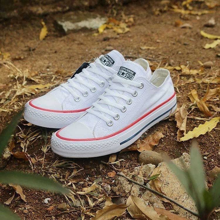 white long converse