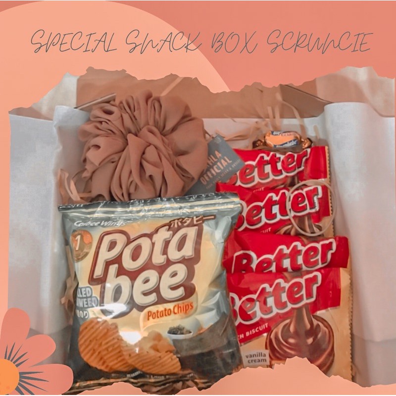 

special snack box scruncie