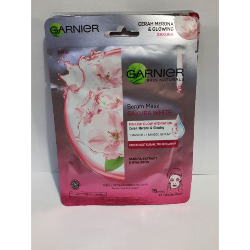 Masker Wajah Garnier Serum Mask Facial Sheet Mask s