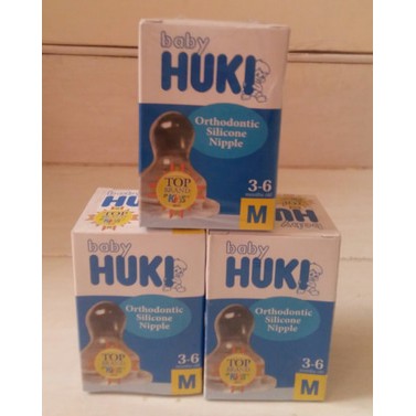 Huki Dot Orthondontic Silicone SML/ Huki Orthondotic Silicone Nipple SML