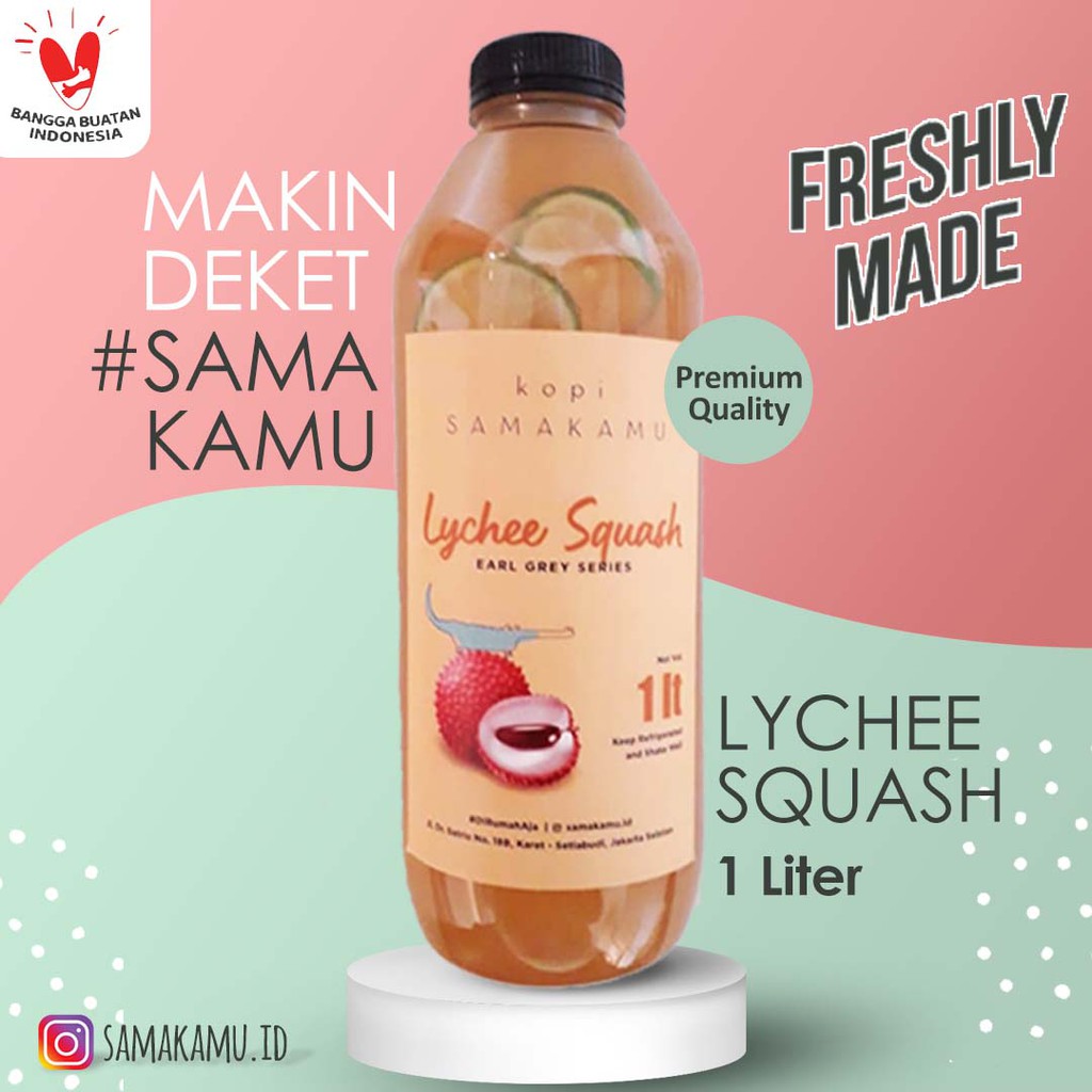 

Lychee Squash SAMAKAMU 1L || Made By Order || High Ingredients Only