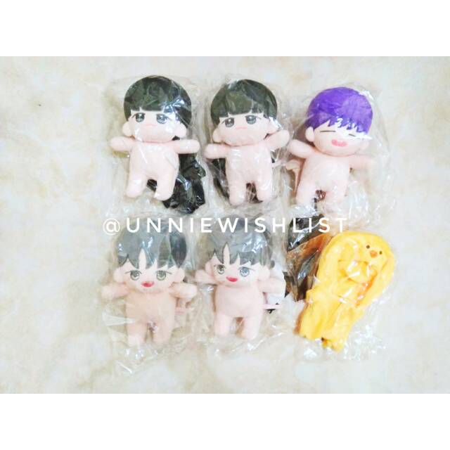 [booked] Little Bin Little Bob Little Boo doll iKon BI Bobby Jay Jinhwan