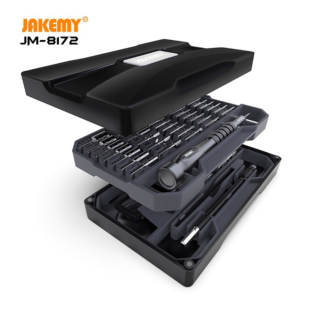 Jakemy JM-8172 73 in 1 Obeng Set Portable &amp; Precision DIY Screwdriver