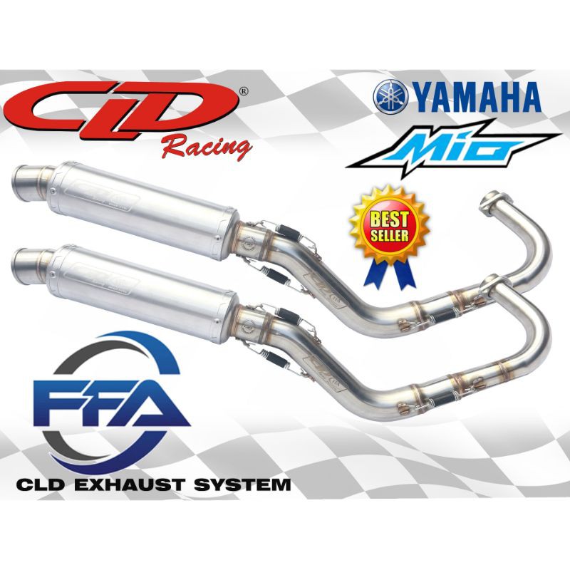 Knalpot CLD Racing Mio Nouvo Type FFA ORIGINAL