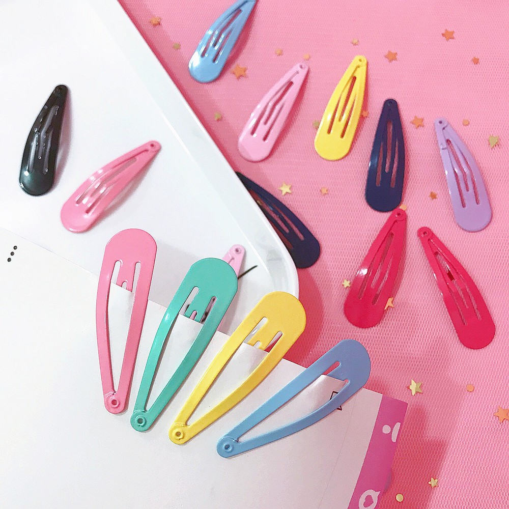 HPSS simple hairpin candy color besi hair pin jepit rambut jepitan klip