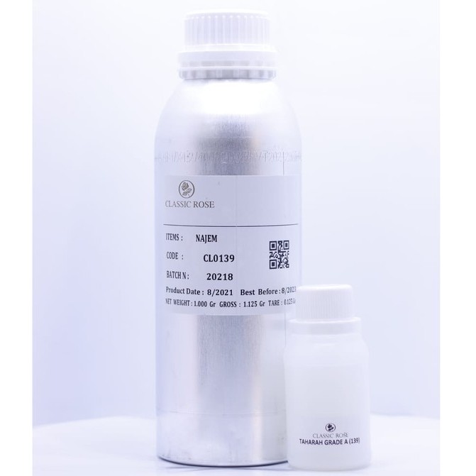 BIBIT PARFUM. SEARAH MUSK TAHARAH. TAHARAH GRADE A. NAJEM. BIBIT PARFUM CLASSIC ROSE 100 ML.