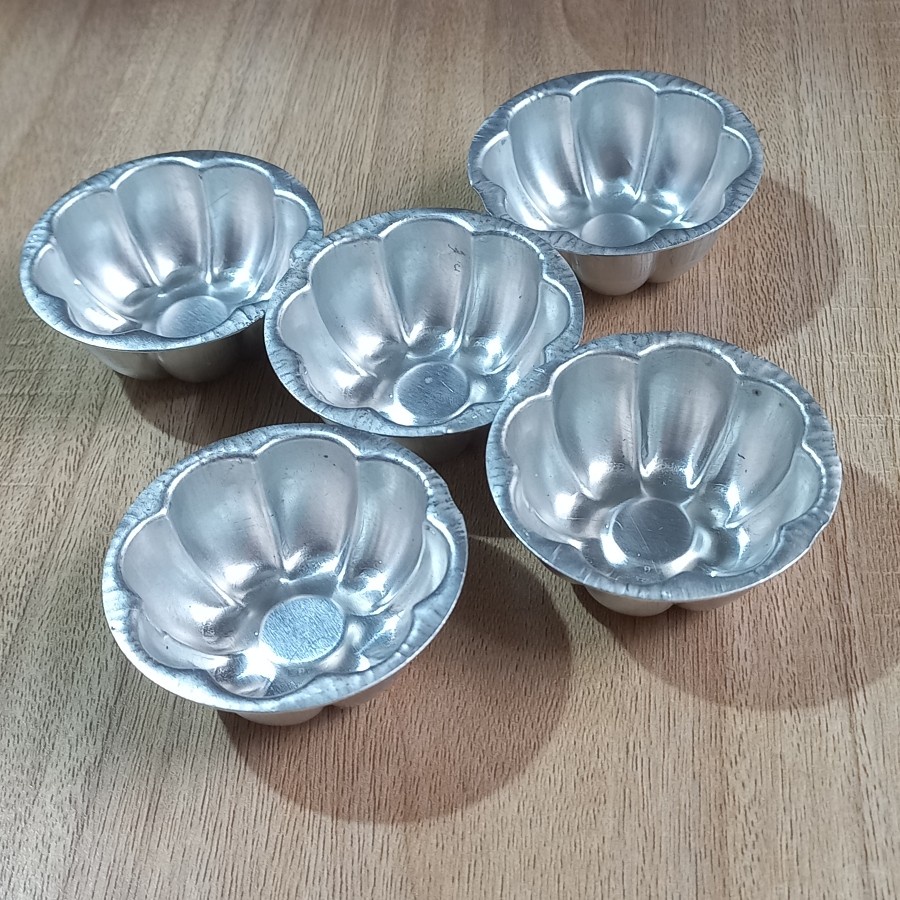 Cetakan Kue Bolu Kering Mini Manggis Cetakan Kue Bahulu 12pcs