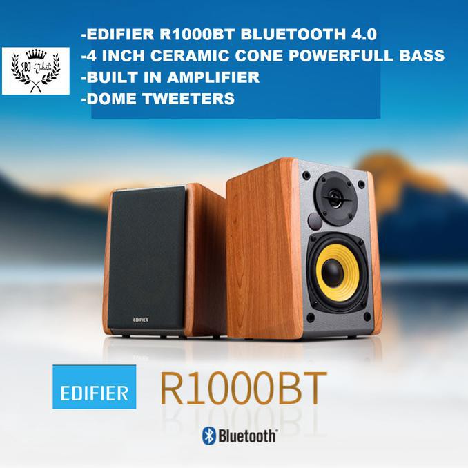 Edifier R1000T4 Multimedia 2.0 Speaker 4 inch BASS DRIVER
