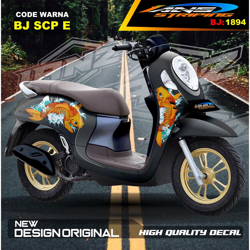 STIKER FULL BODY SCOOPY / STICKER ALL NEW SCOOPY / STIKER FULL BODY SCOOPY TERMURAH / STIKER MOTOR SCOOPY / STIKER MOTOR