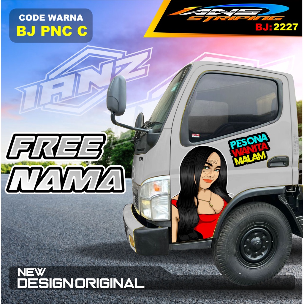 VARIASI STIKER PINTU TRUK FUSO RAGASA / DECAL PINTU DUMTRUK  / STIKER MOBIL TRUK / STIKER PINTU TRUK KEREN