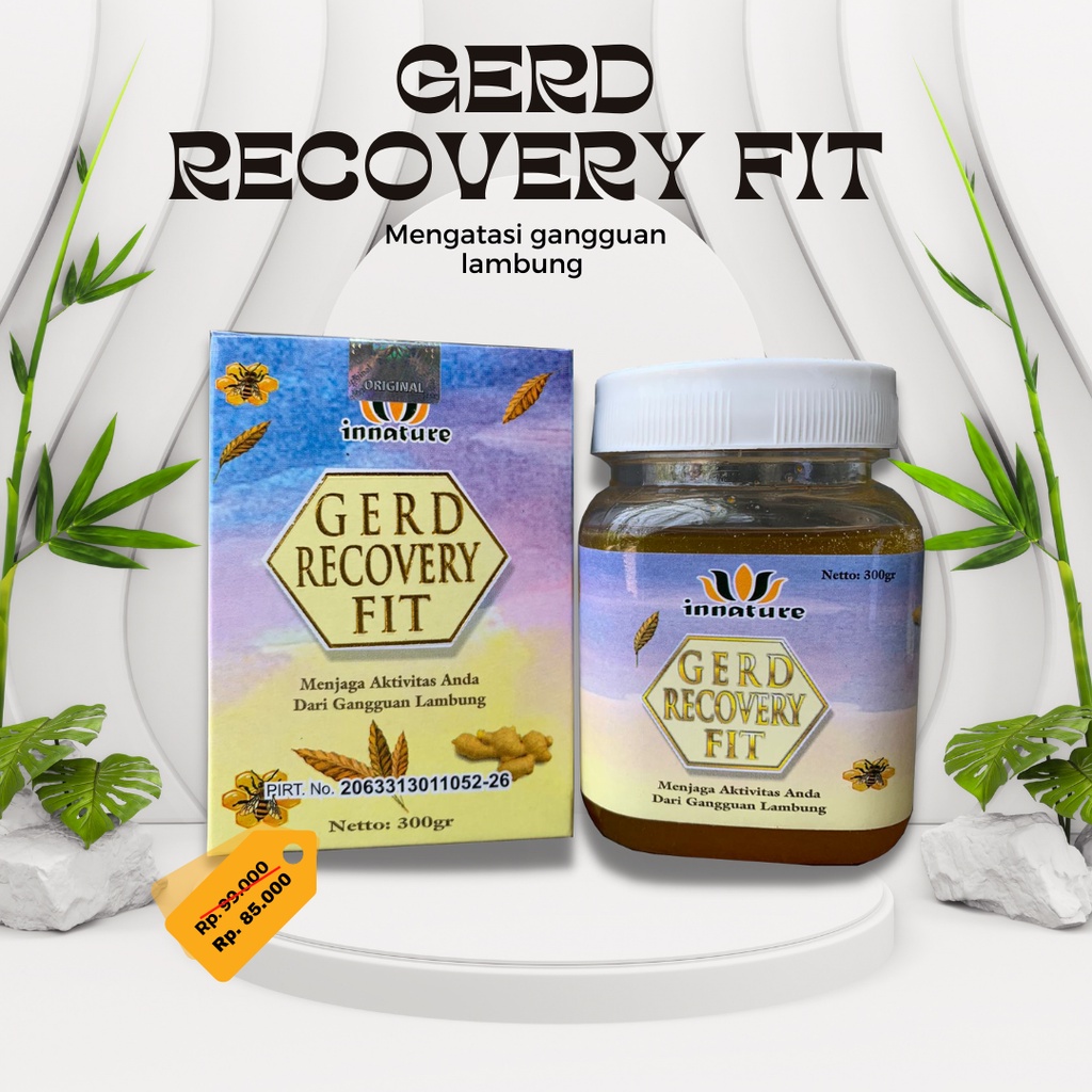 GERD RECOVERY FIT - SPESIALIS GERD ASAM LAMBUNG MADU LAMBUNG OBAT MAAG OBAT LAMBUNG - Gerd Recovery 