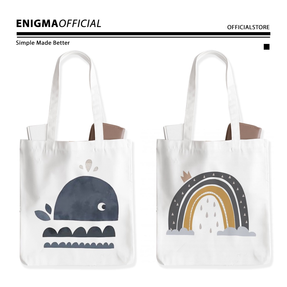 SALE TOTEBAG KANVAS ORIGINAL ENIGMA TOTEBAG KANVAS COLLECTION TAS KAMPUS