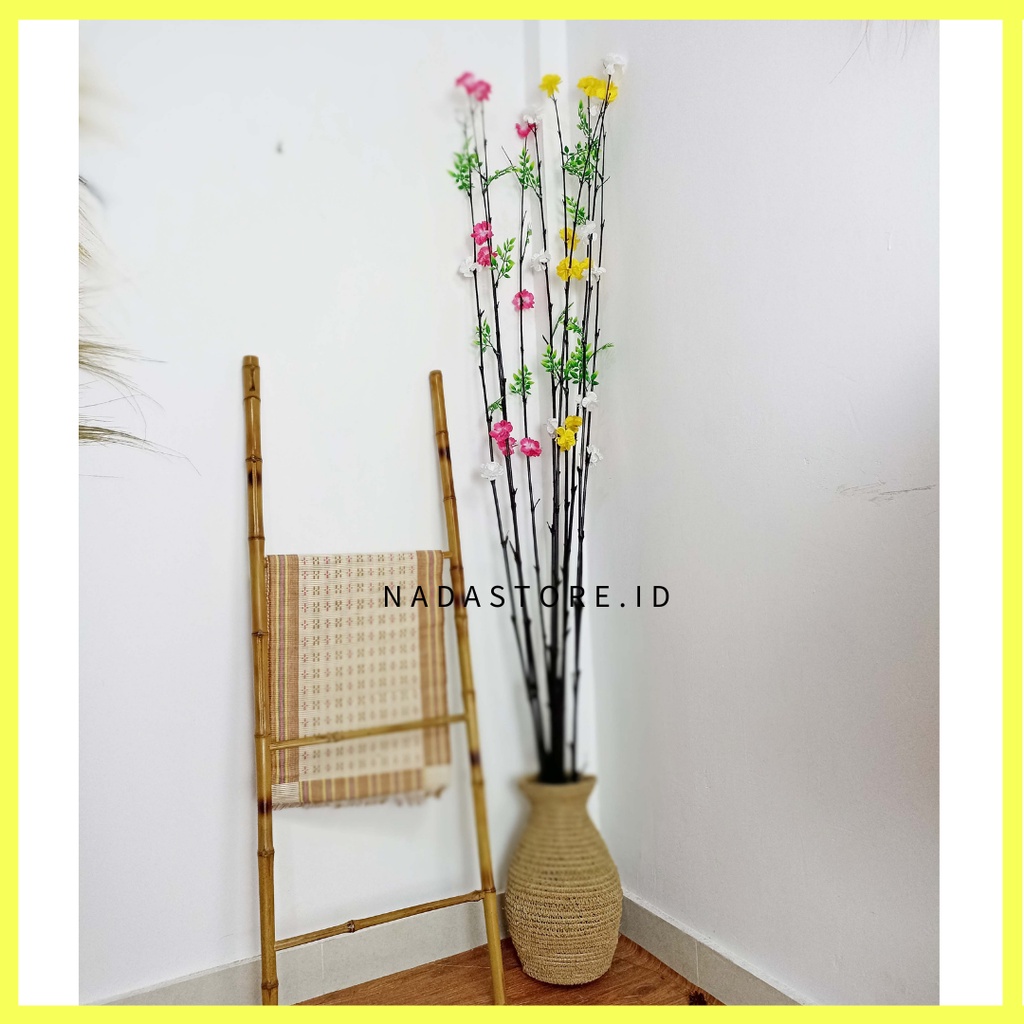 (Bundling isi 2 ) Rayung Stick / Bunga Kering / Dried flower / Bunga Hias / Natural Leaf Rayung Stick / Homedecor / Pajangan Dinding / Sekat Ruangan Tinggi 2 Meter Termurah untuk isi 2