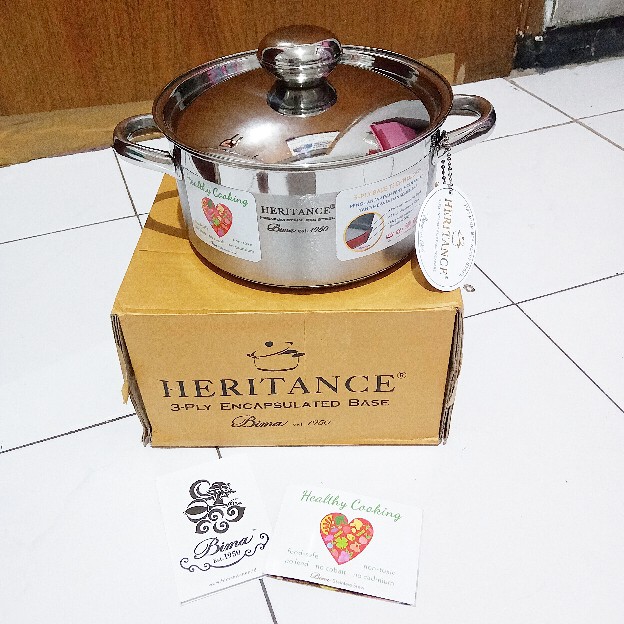 Panci Sauce Pot D18cm Bima Heritance Prolite, Tutup Stainless Steel