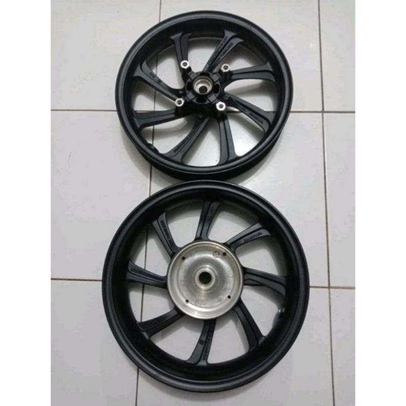velg racing set pcx 150 double disc ori copotan real pic