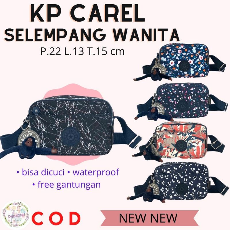 Sling bag wanita tas selempang kecil motif kp carel