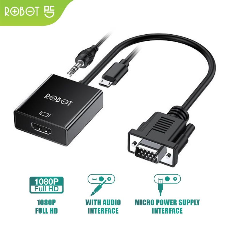 Robot RHV30 VGA to HDMI Adapter 1080P