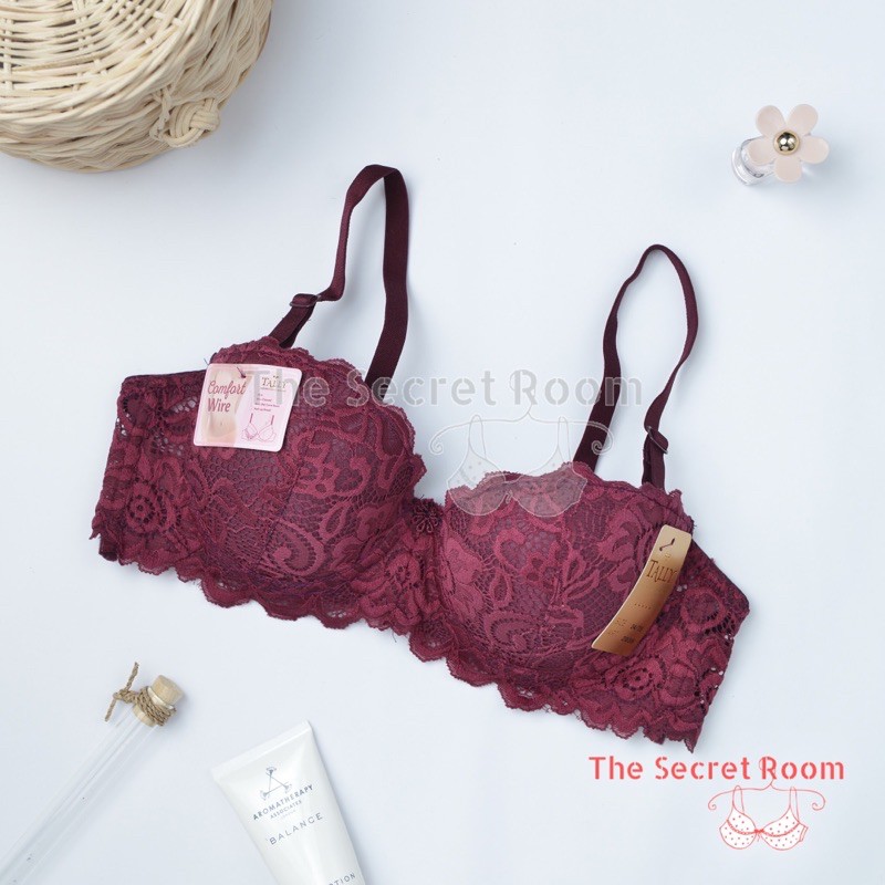 TALLY BRA BH 2936 I CUP B | 1/2 CUP | BUSA TIPIS I ADA KAWAT I SIZE 34-38