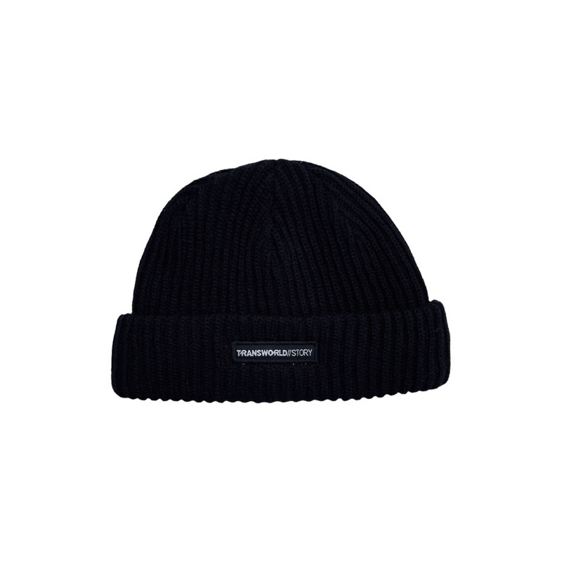 Transworld Beanie Hat Og Story Black