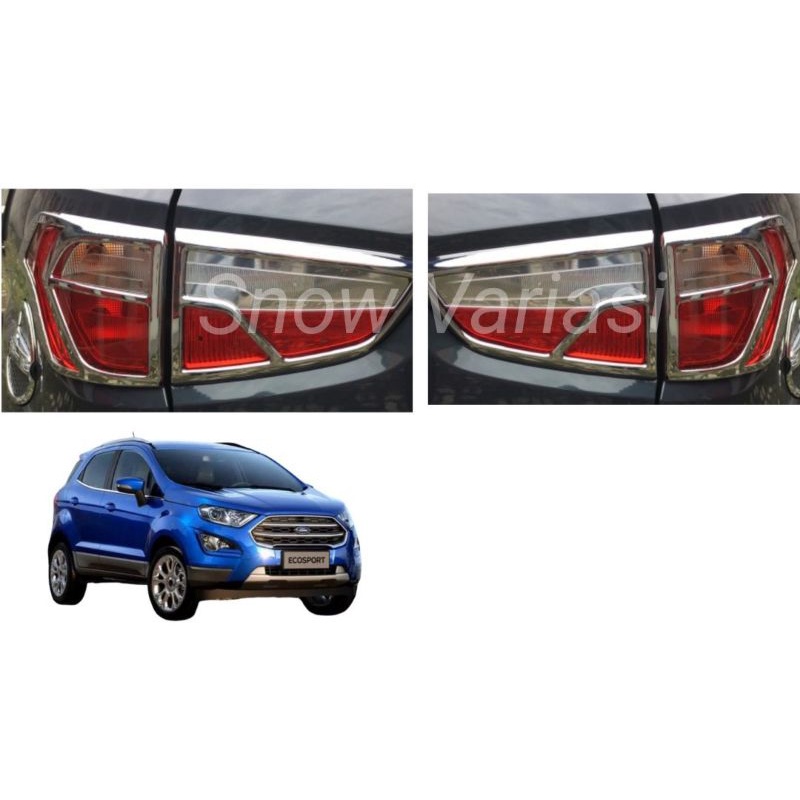 Garnish Depan Belakang Ford Ecosport Chrome