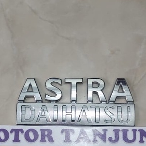 emblem tulisan astra daihatsu chorm original