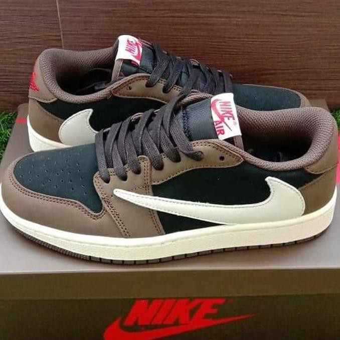 READY NIKE AIR JORDAN 1 LOW OG SP "DARK MOCHA" UNAUTHORIZED AUTHENTIC MURAH