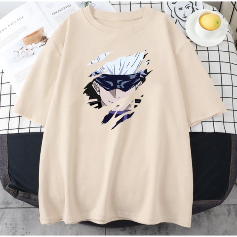 BRIGO Kaos Oversize ANIME HATAKI II Kaos Jumbo Size Pria &amp; Wanita II Kaos Oversize Print DTF