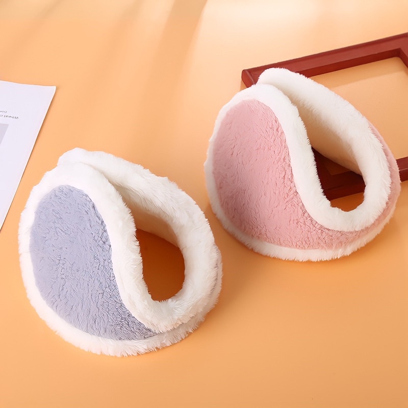 Earmuff winter fluffy import korean style penghangat kuping penutup ear muff earmuffs musim dingin hangat korea