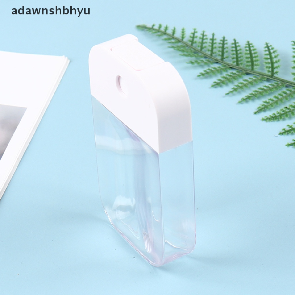 Adawnshbhyu 50ML Bentuk Kartu Parfum Spray Isi Ulang Botol Kosong Tipe Gepeng Atomizer