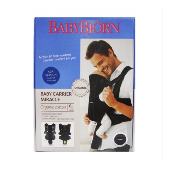 Gendongan baby bjorn miracle organic cotton (asia)