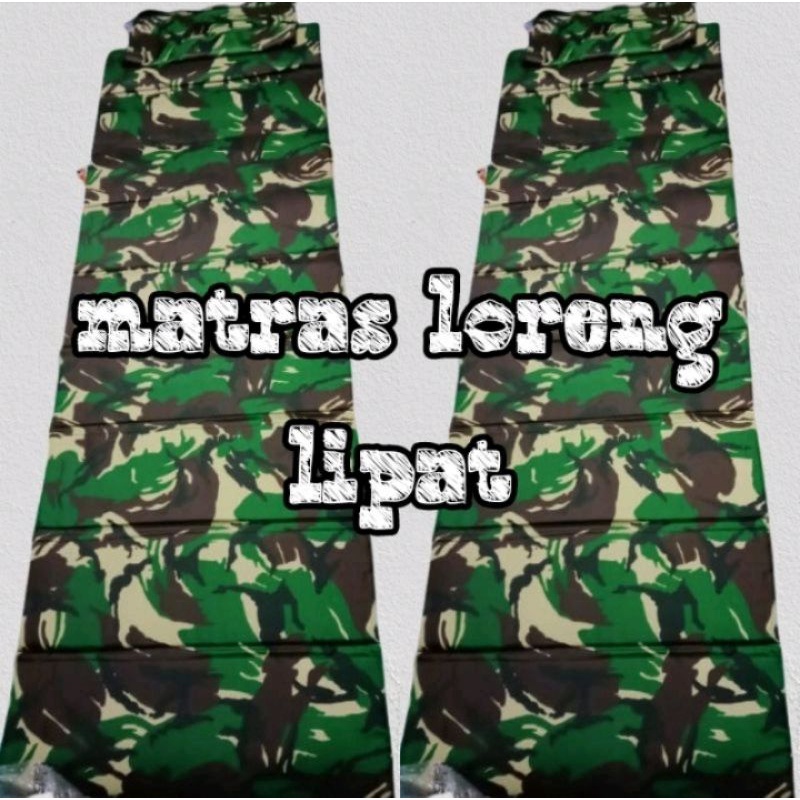 MATRAS LORENG LIPAT/MATRAS CAMPING/ALAS TIDUR/MATRAS LORENG