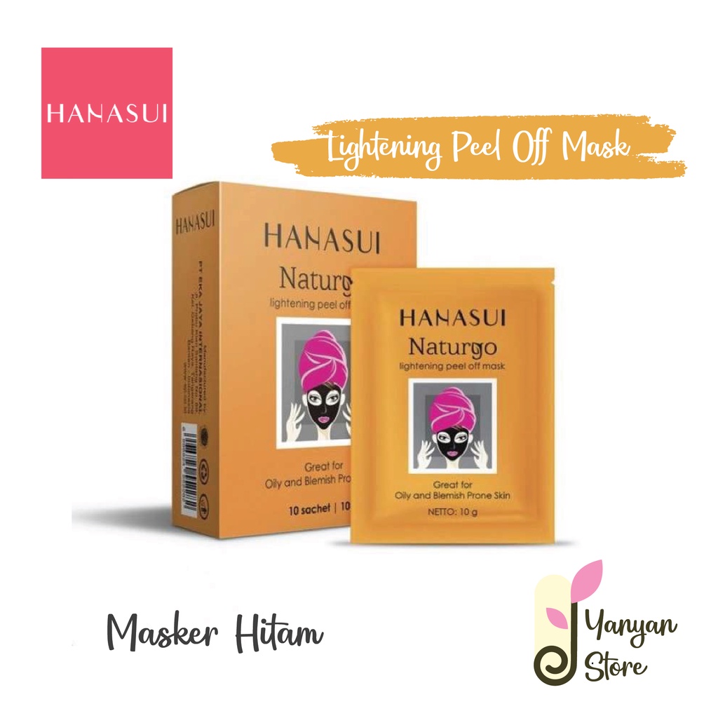 Jual HANASUI Naturgo Black Sachet BPOM | Masker Hanasui Original ...