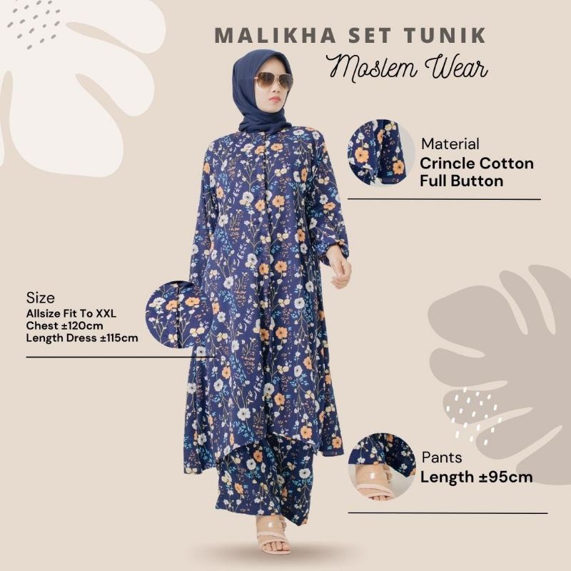 SET TUNIK Atas Bawah Tunic Busui friendly