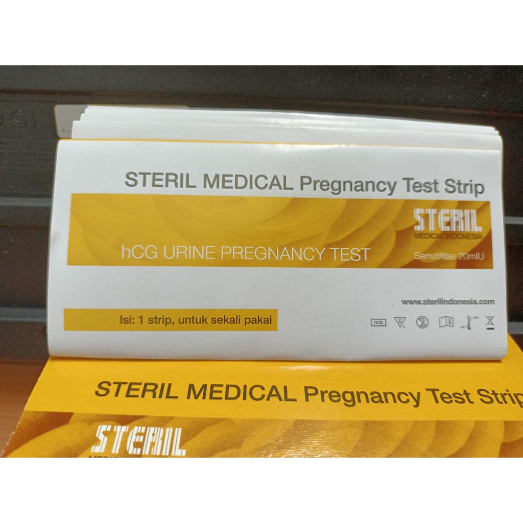 GEA HCG Strip Test Kehamilan / Uji Kehamilan - Test Pack Box Isi 50