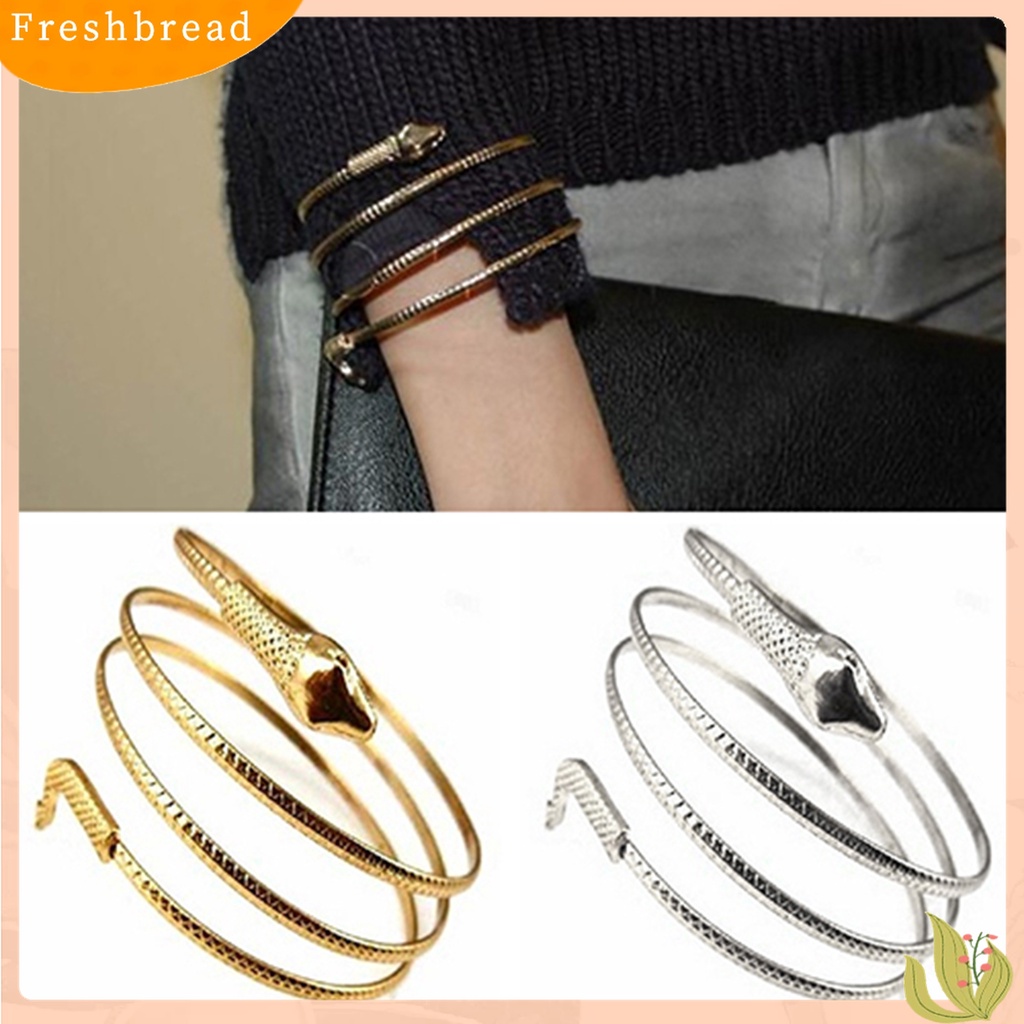 [TERLARIS]Bracelet Fashion Coiled Snake Spiral Armlet Armband Bangle Bracelet for Women