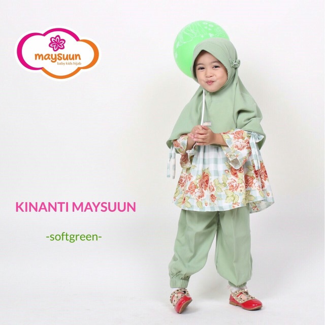 Set Anak Kinanti by Maysuun Hijab Baby Kids Size 3-4TH