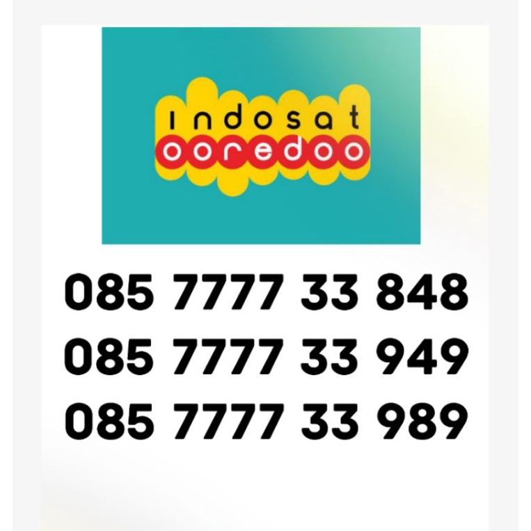 Nomer Cantik IM3 7777