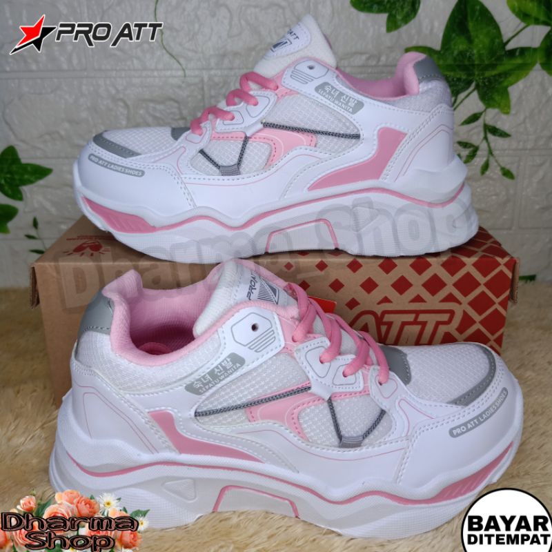 SEPATU ORIGINAL PRO ATT LJX 22 / SEPATU RUNNING WANITA PUTIH