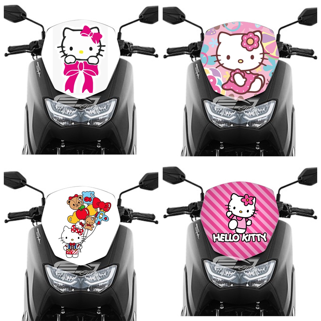 STIKER WINSHIELD VISOR PCX / STIKER MOTOR DEPAN PCX / STIKER TAMENG PCX / STIKER MIKA DEPAN PCX / VI