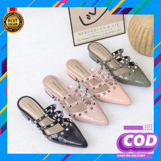 High Heels Wanita High Heels Slop High Heels Murah High Heels Ootd Hig Sandal Wanita High Heels Mule