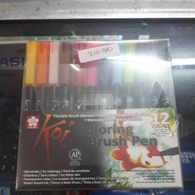 

Sakura koi coloring brush pen 12 warna