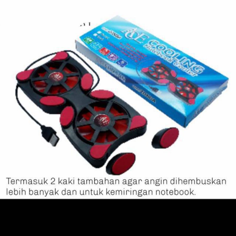 COOLING PAD LAPTOP LIPAT KEPITING