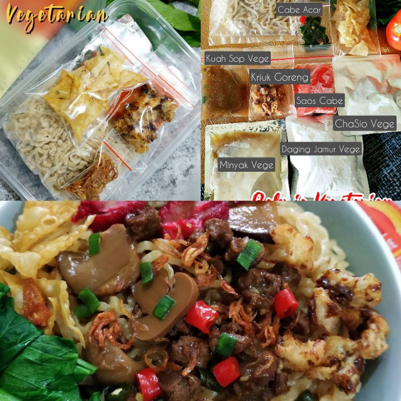 

Mie Chasio frozen (beku) vegetarian / vegan